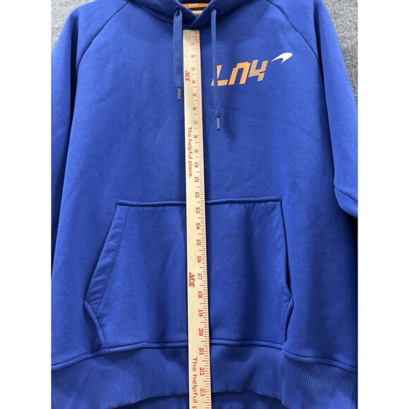 Lando Norris LN4 McLaren Formula 1 Team Racing Hoodie Men’s M Blue Sweatshirt - Picture 7 of 10